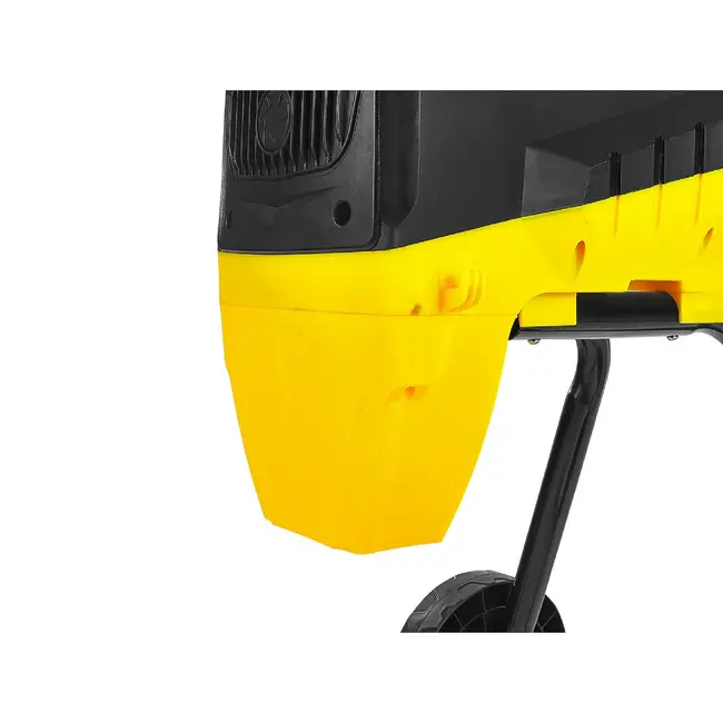 GEKO Stille tuinhakselaar 2800 W met freesmechanisme, 45 mm takcapaciteit en opvangzak van 50 l