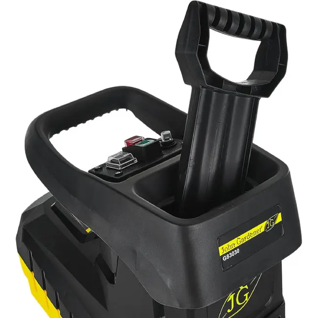 GEKO Stille tuinhakselaar 2800 W met freesmechanisme, 45 mm takcapaciteit en opvangzak van 50 l