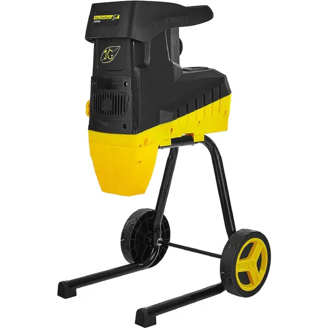 GEKO Stille tuinhakselaar 2800 W met freesmechanisme, 45 mm takcapaciteit en opvangzak van 50 l