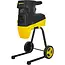 GEKO Stille tuinhakselaar 2800 W met freesmechanisme, 45 mm takcapaciteit en opvangzak van 50 l