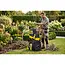 GEKO Stille tuinhakselaar 2800 W met freesmechanisme, 45 mm takcapaciteit en opvangzak van 50 l
