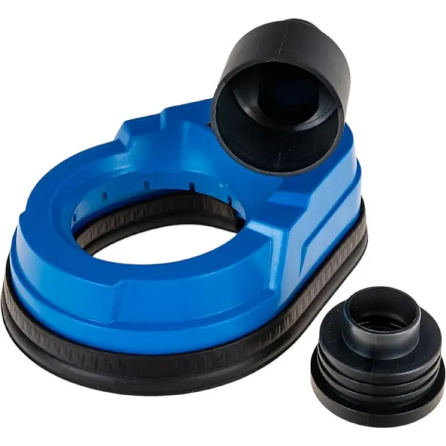 GEKO Stofafzuiging voor boren tot 90 mm met 26-39 mm aansluiting en draaibare 360 graden koppeling