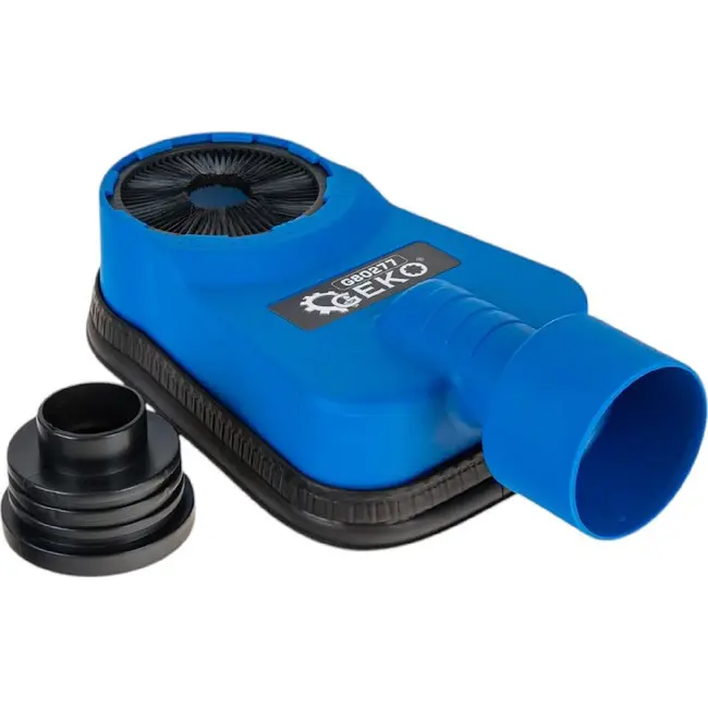 GEKO Stofafzuiging voor boren tot 70 mm met 26-39 mm aansluiting en borstelafdichting rondom