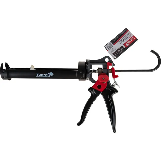 Tvardy Kitpistool 310 ml met 4000 N drukkracht, anti-drupfunctie en draaibare kokerhouder 225 mm