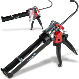 Tvardy Kitpistool 310 ml met 4000 N drukkracht, anti-drupfunctie en draaibare kokerhouder 225 mm
