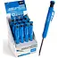 GEKO Automatisch timmermanspotlood 2,8 mm HB met slijper en clip - displaydoos met 12 stuks