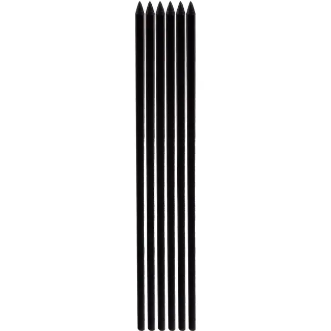 GEKO Refills voor een timmermanspotlood 2,8 mm x 120 mm - displaydoos met 12 sets van 6 stuks