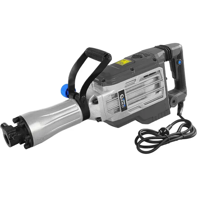 GEKO Sloophamer 65 J 1700 W met HEX 30 mm, 1900 slagen/min en antivibratiegreep voor sloopwerk
