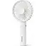 TIROSS Draagbare ventilator wit met 3 snelheden, USB-C, 1800 mAh accu en 5 tot 9,5 uur gebruik