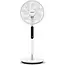 TIROSS Staande ventilator 14 inch met 9 snelheden, 3 windstanden, oscillatie, turbo, timer en afstandsbediening voor thuis