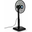 TIROSS Staande ventilator 44 cm met 3 snelheden, timer, verstelbare hoogte en kanteling plus afstandsbediening voor thuisgebruik