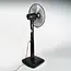 TIROSS Staande ventilator 44 cm met 3 snelheden, timer, verstelbare hoogte en kanteling plus afstandsbediening voor thuisgebruik