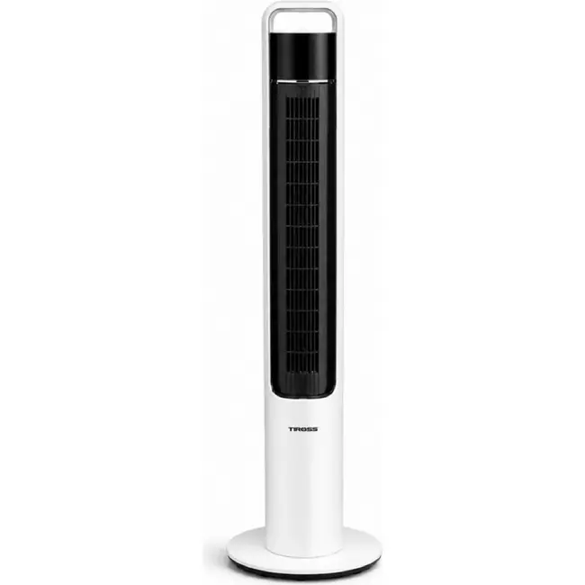 TIROSS Kolomventilator 35 W met 12 snelheden, stille stand, natuurlijke stand, normale stand en slaapstand voor thuis en kantoor