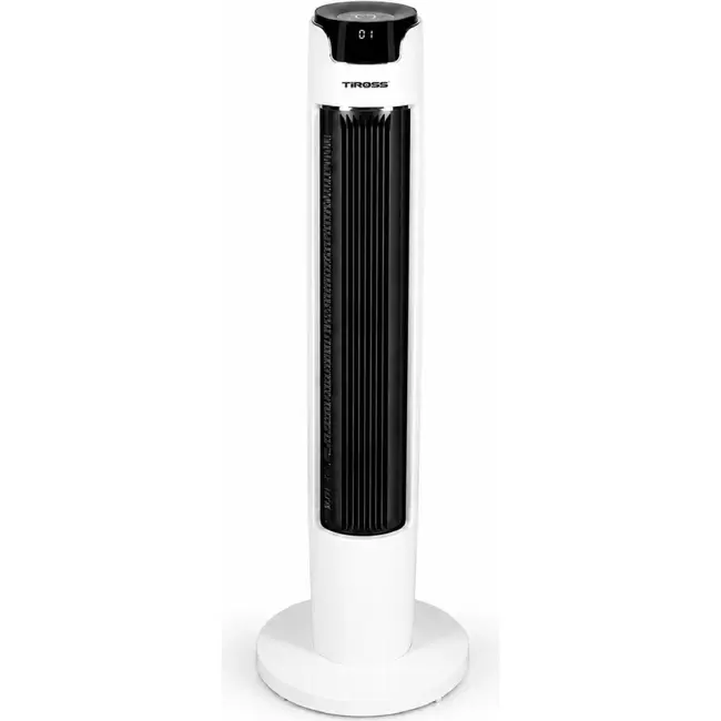TIROSS Kolomventilator 45 W met 6 snelheden, aanraakbediening en 111 cm hoogte voor verkoeling