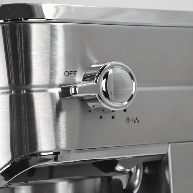 TIROSS Espressomachine 15 bar met Thermoblock, melkopschuimer en uitneembare watertank van 1 l