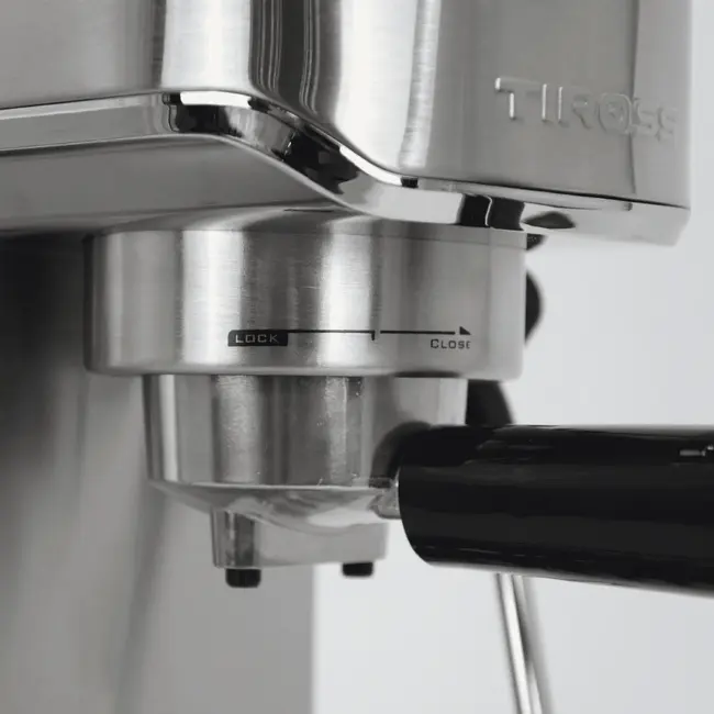 TIROSS Espressomachine 15 bar met Thermoblock, melkopschuimer en uitneembare watertank van 1 l
