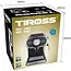 TIROSS Espressomachine 15 bar met 1100 W, melkopschuimer, kopjesverwarmer en 2-kopsfunctie thuis
