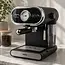 TIROSS Espressomachine 15 bar met 1100 W, melkopschuimer, kopjesverwarmer en 2-kopsfunctie thuis