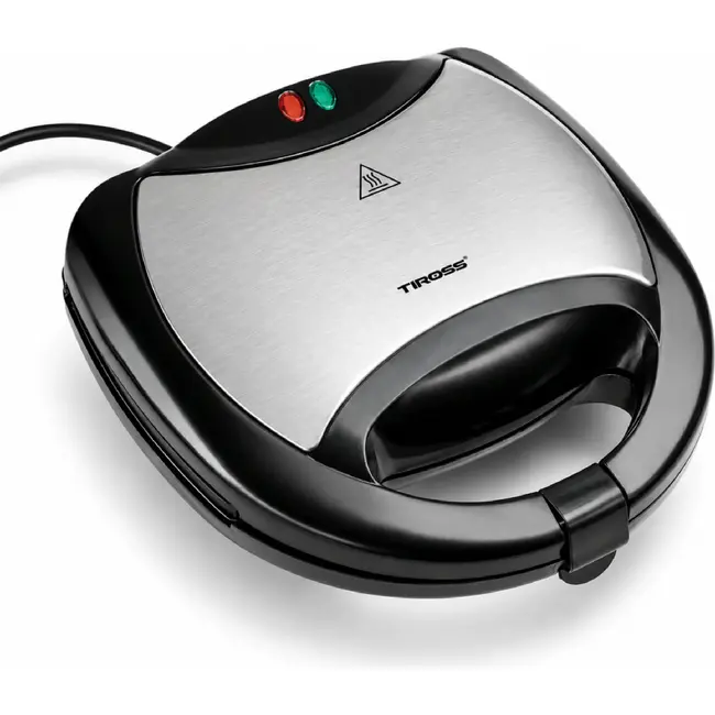 TIROSS Multifunctioneel tosti-ijzer 3-in-1 750 W met verwisselbare platen voor wafels en grillen