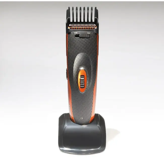 TIROSS Tondeuse 3-15 mm met 9 lengtestanden, rvs messen, 45 min gebruiksduur en handig laadstation
