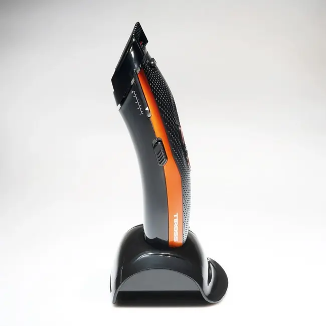 TIROSS Tondeuse 3-15 mm met 9 lengtestanden, rvs messen, 45 min gebruiksduur en handig laadstation