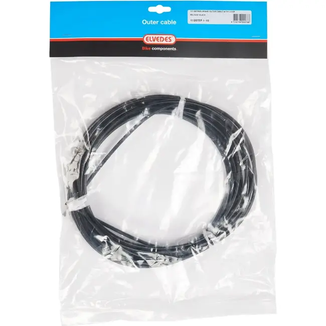 Elvedes Buitenkabel rem - teflon coating - 10m - 5mm - zwart