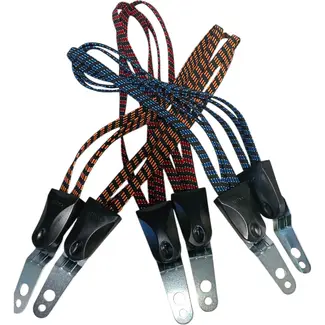 Falkx Trio snelbinder - RVS haken - 62 cm - assorti kleuren