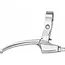 Saccon Aluminium remhendel set - zilver - vier-vinger grip - 10 cm - 22.2 mm diameter