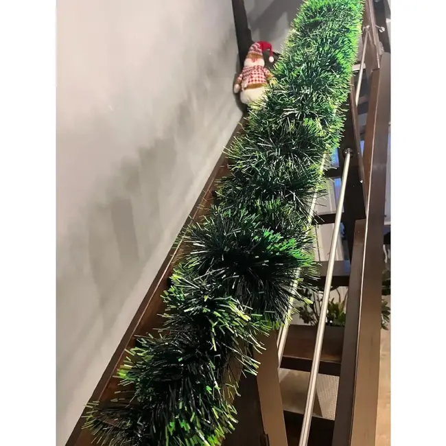 Ruhhy Groene Kerstboom Slinger 6m - Dikke en Flexibele Kerstdecoratie