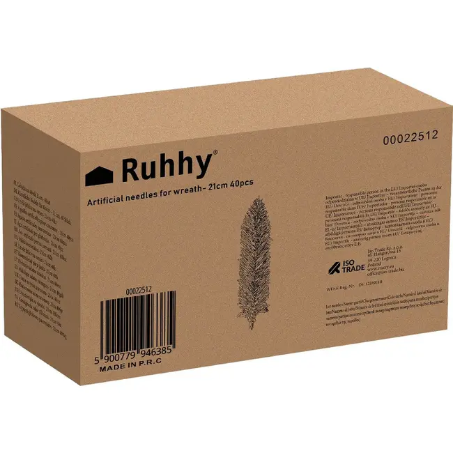 Ruhhy Kunstmatige Sparrentakken 21cm - Set van 40 voor Natuurlijke Decoraties