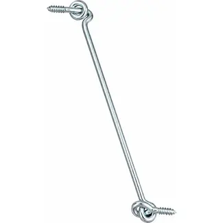 Benson Verzinkte windhaak - 25 cm - Ø 5,88 mm - Inclusief schroefogen