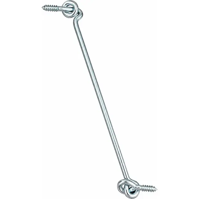 Deltafix Verzinkte windhaak - 25 cm - Ø 5,88 mm - Inclusief schroefogen
