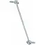 Deltafix Verzinkte windhaak - 25 cm - Ø 5,88 mm - Inclusief schroefogen