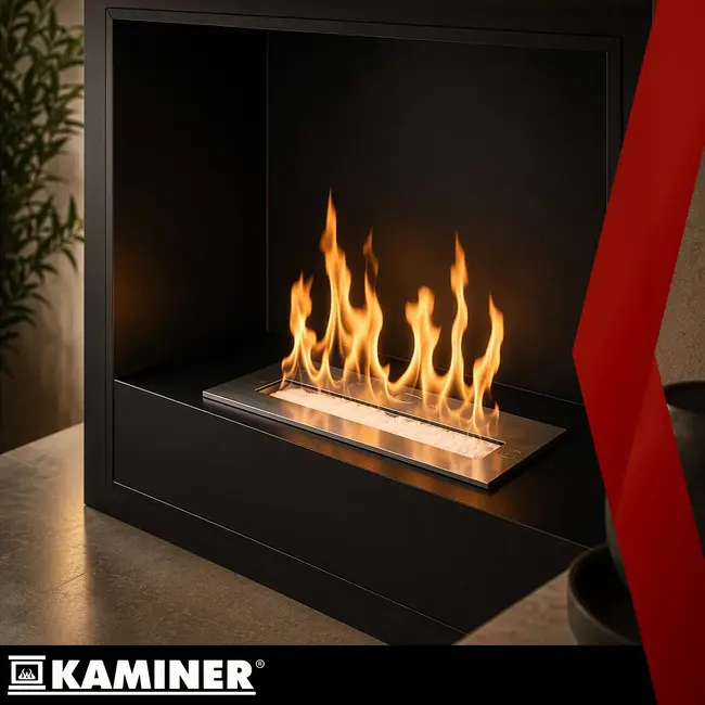 Kaminer Keramische mat voor biohaard 30 x 20 x 3 cm - absorberend en hittebestendig tot 1300 °C
