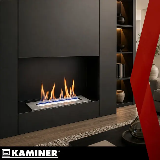 Kaminer Keramische mat voor biohaard 30 x 20 x 3 cm - absorberend en hittebestendig tot 1300 °C