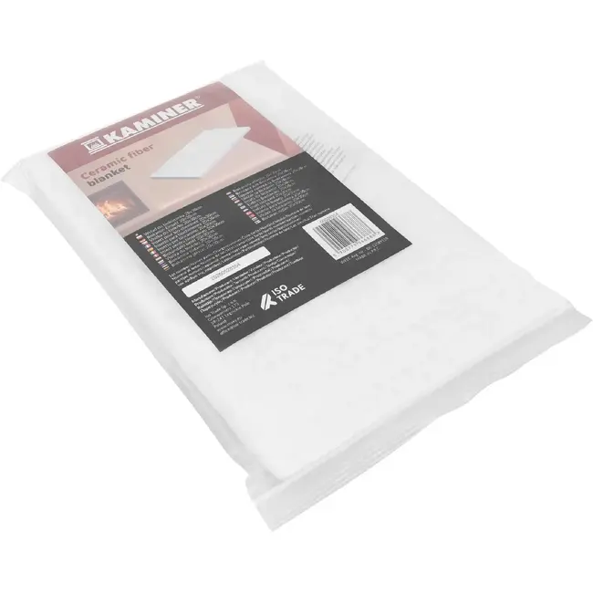 Kaminer Keramische mat voor biohaard 30 x 20 x 3 cm - absorberend en hittebestendig tot 1300 °C