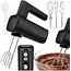 Ruhhy Handmixer 800 W met 5 snelheden, turbo, garde, deeghaken en ballonklopper voor thuisgebruik