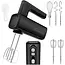 Ruhhy Handmixer 800 W met 5 snelheden, turbo, garde, deeghaken en ballonklopper voor thuisgebruik
