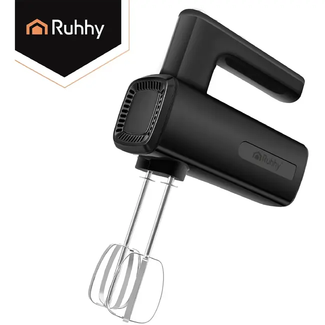 Ruhhy Handmixer 800 W met 5 snelheden, turbo, garde, deeghaken en ballonklopper voor thuisgebruik