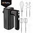 Ruhhy Handmixer 800 W met 5 snelheden, turbo, garde, deeghaken en ballonklopper voor thuisgebruik