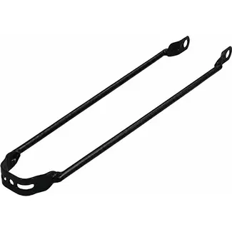 Kalloy Spatbordstang 28 x 1 5/8 x 1 3/8 antraciet met bevestigingsogen voor fietsspatbord op fiets