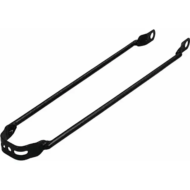 Kalloy Spatbordstang 28 x 1 5/8 x 1 3/8 antraciet met bevestigingsogen voor fietsspatbord op fiets