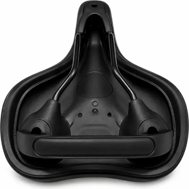 Selle Comfort Comfortabel zadel voor e-bikes - medium - zwart - met handvat - zonder strop
