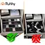 Ruhhy Ondergoed organizer 4-delig grijs met 45 vakken voor sokken, lingerie en kleine accessoires