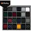 Ruhhy Ondergoed organizer 4-delig grijs met 45 vakken voor sokken, lingerie en kleine accessoires