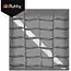 Ruhhy Ondergoed organizer 4-delig grijs met 45 vakken voor sokken, lingerie en kleine accessoires