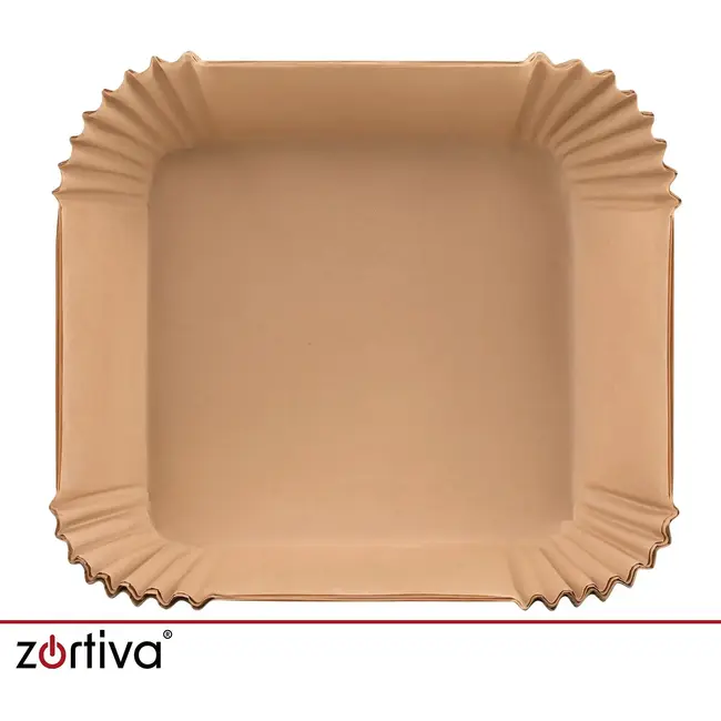 Zortiva Airfryer bakpapier 150 stuks in 2 maten, vetbestendig en hittebestendig tot 230 °C voor bakken
