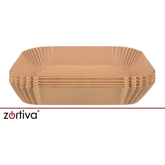 Zortiva Airfryer bakpapier 150 stuks in 2 maten, vetbestendig en hittebestendig tot 230 °C voor bakken