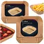 Zortiva Airfryer bakpapier 23 x 23 cm, 100 stuks met antiaanbaklaag en hittebestendig tot 230 °C