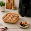 Zortiva Airfryer bakpapier 23 x 23 cm, 100 stuks met antiaanbaklaag en hittebestendig tot 230 °C